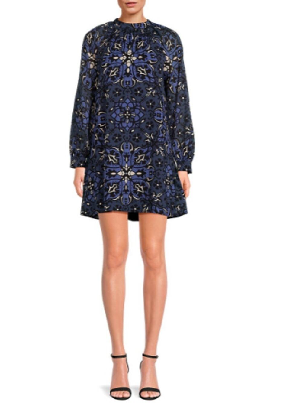 Joie Women's Zariah Geometric Mini Shift Dress Small